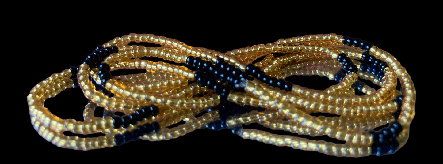 no pinch gold waistbeads