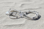White and Chrome Waistbeads