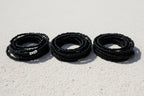 Black seed bead waistbeads