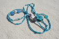 no pinch bead with flower charms and pearls