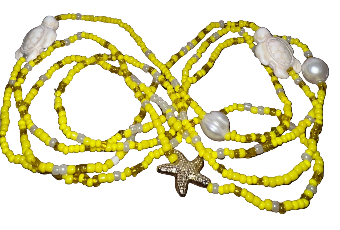 sea turtle charm, pearl charm