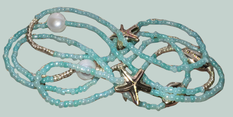 ocean blue no pinch beads