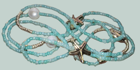 ocean blue no pinch beads