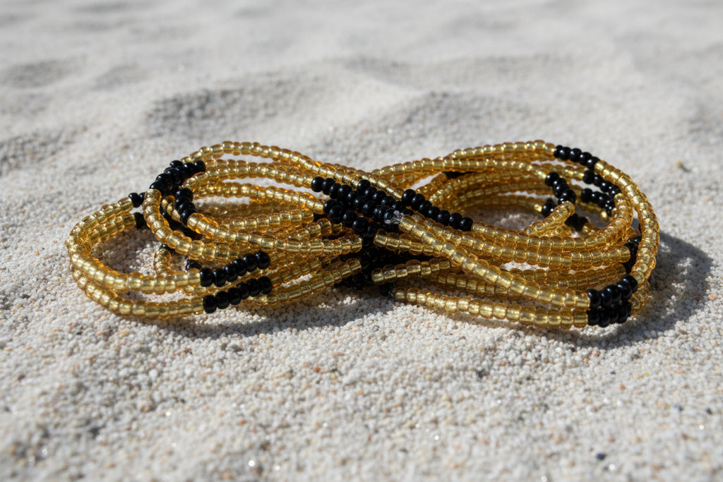 no pinch gold waistbeads