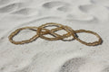 gold no pinch seed bead waistbeads