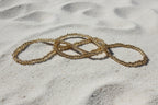 gold no pinch seed bead waistbeads
