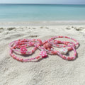 tropical pink kuulei waistbeads made by gabi decor studio