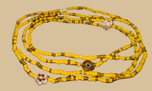 no pinch yellow beads