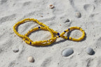 simply yellow seed bead waistbeads